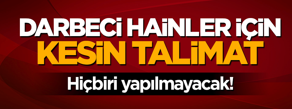 Müftüden darbeci hainler için kesin talimat