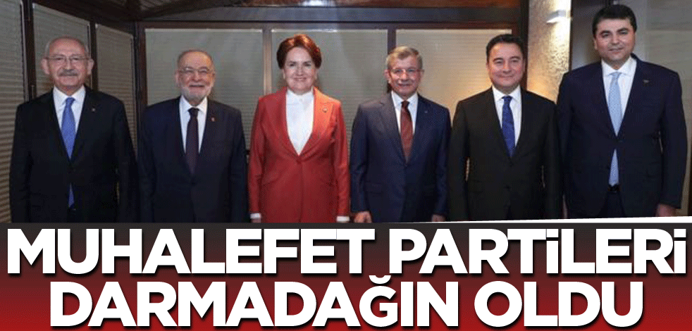 Muhalefet partileri darmadağın oldu
