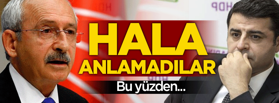 Muhalefet süreci hala anlayamadı