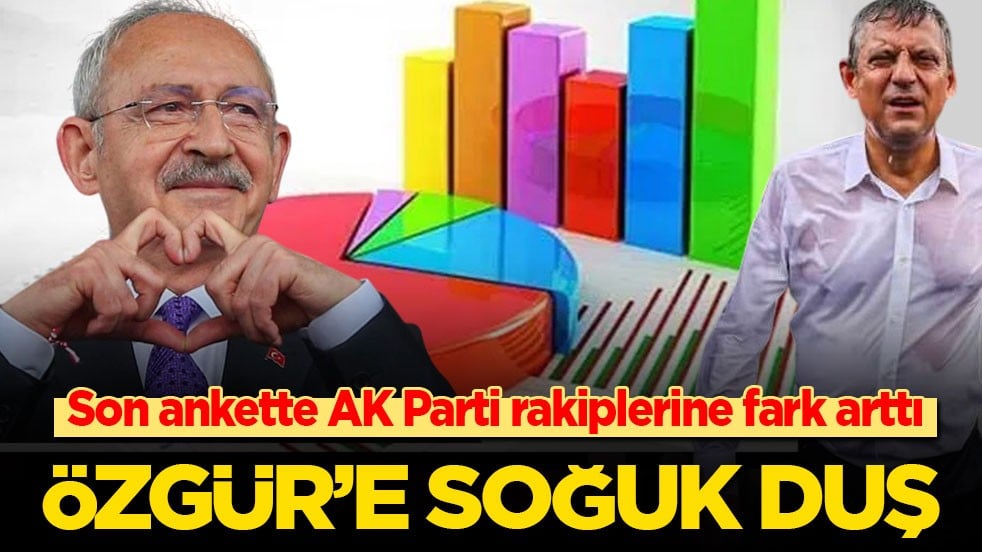 Muhalefete yakın şirketin anketinde Özgür’e soğuk duş! Ak Parti rakiplerine fark attı 