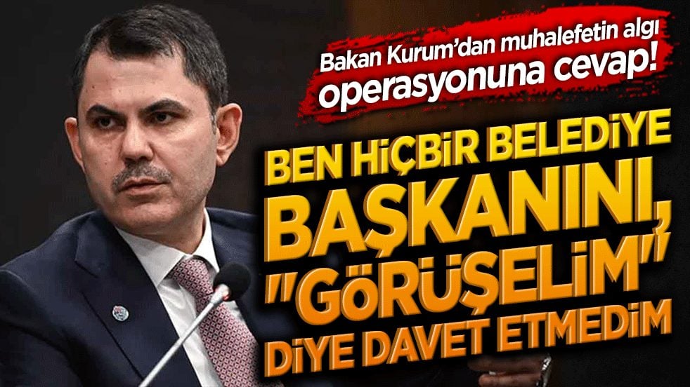 Muhalefetin algı operasyonuna cevap! Bakan Kurum muhalefetteki kopuşların gerçek sebebini açıkladı