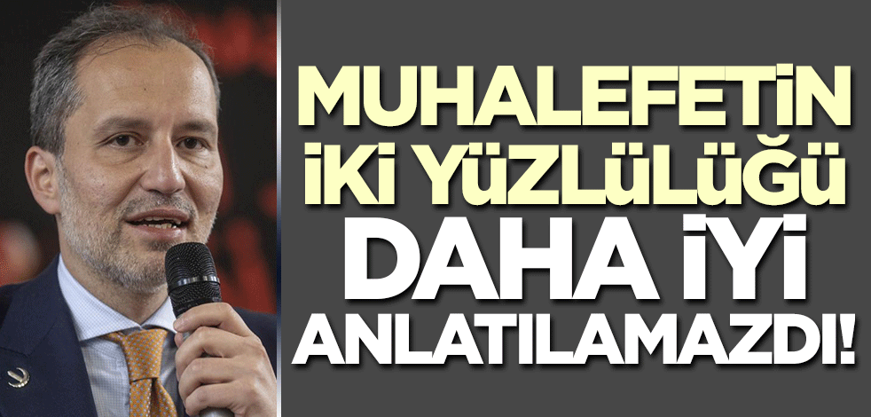 Muhalefetin iki yüzlülüğü daha güzel anlatılamazdı! Fatih Erbakan böyle ayar çekti...