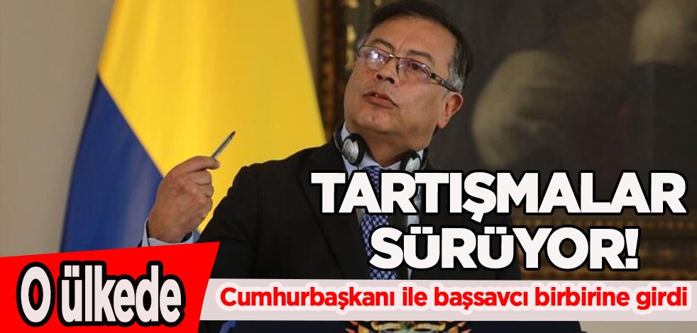 Muhalifler durmuyor! Kolombiya'da başsavcı ile cumhurbaşkanı birbirine girdi! Ülkede dikkat çeken, olay paylaşım