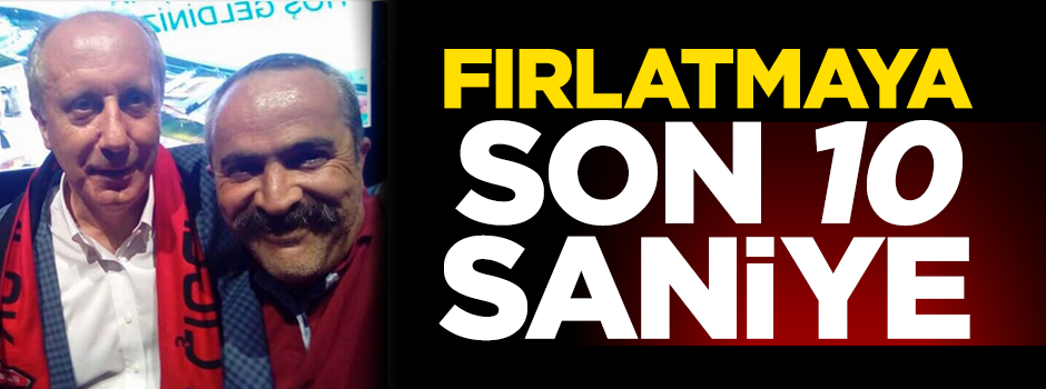 Muharrem İnce ile fırlatmalı selfie sosyal medyada gündem oldu