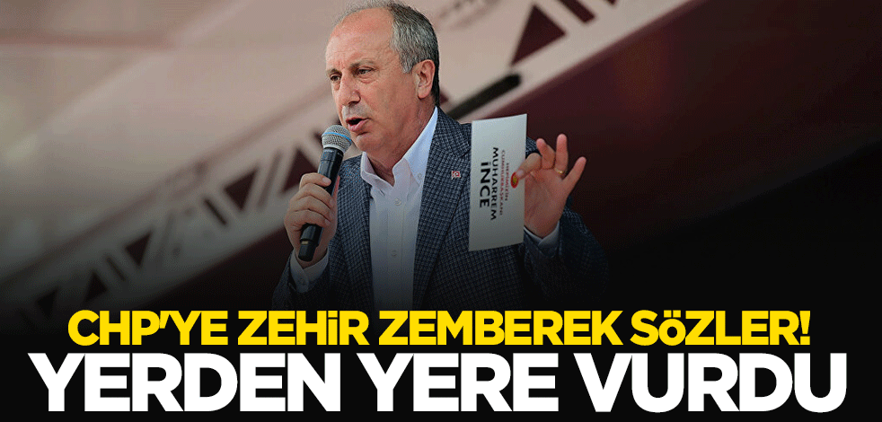 Muharrem İnce'den CHP'ye olay sözler: Demokrasinin zerresi yok