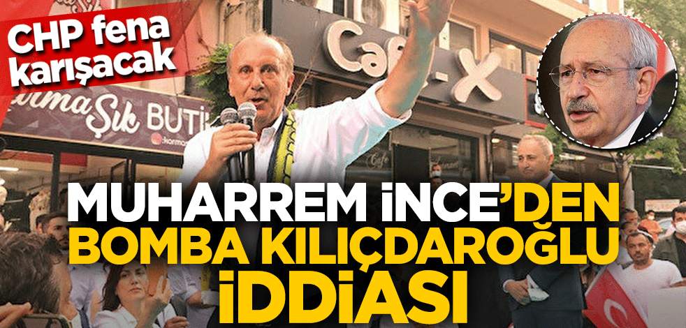 Muharrem İnce'den flaş iddia: Kılıçdaroğlu bana oy vermedi!