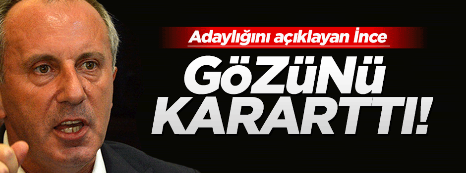 Muharrem İnce'den imza açıklaması!