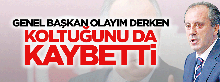 Muharrem İnce'nin yerine 3 isim yarışacak