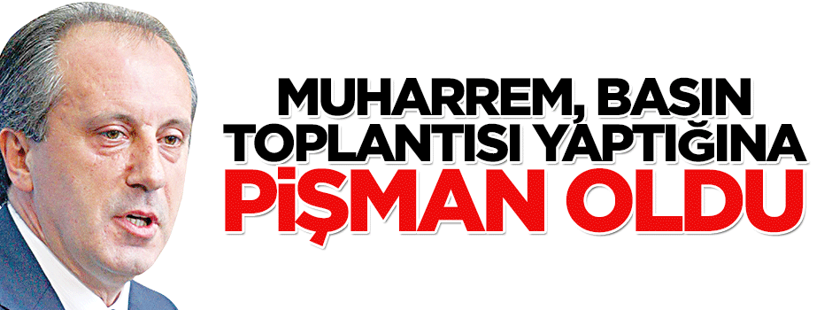 Muharrem İnce'nin basın toplantısında koltuklar boş kaldı