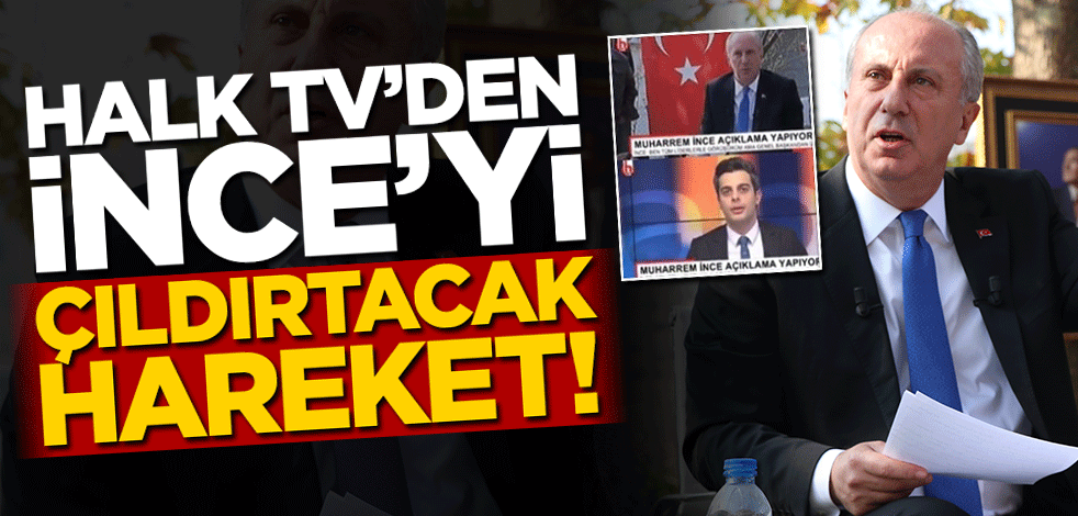 Muharrem İnce'nin sözlerinden rahatsız olan Halk TV canlı yayını yarıda kesti