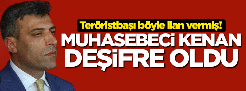 Muhasebeci Kenan deşifre oldu!