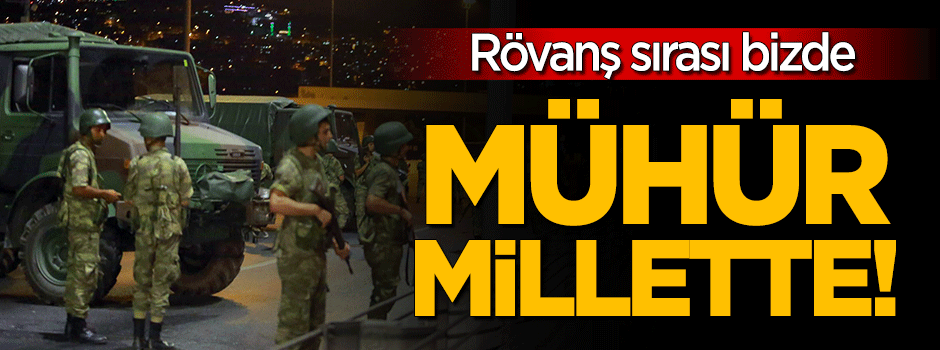 Mühür millette!