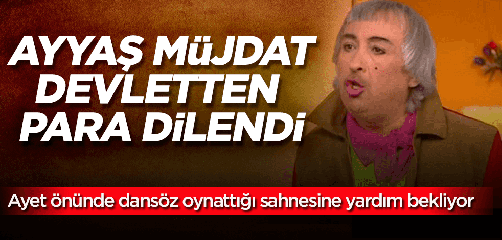 Müjdat Gezen, özel tiyatrolar için devletten para dilendi