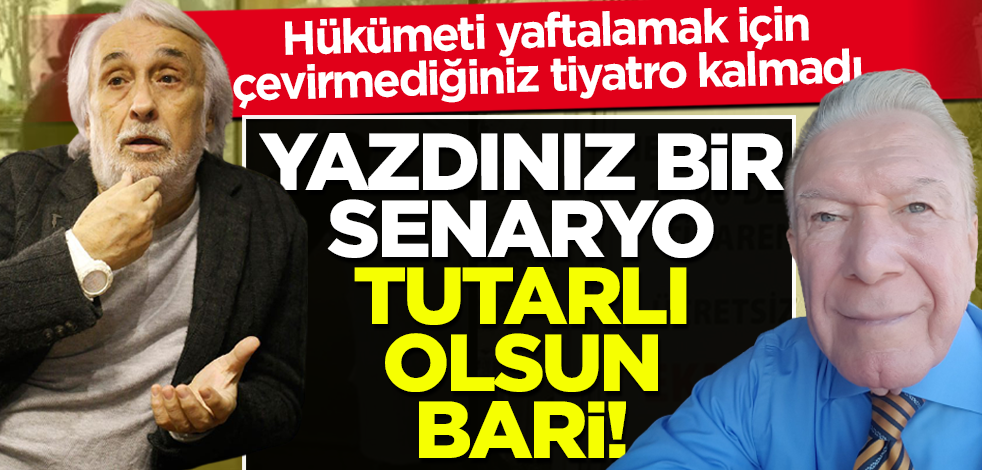 Müjdat Gezen 'senaryo' yazdı Uğur Dündar oynadı!