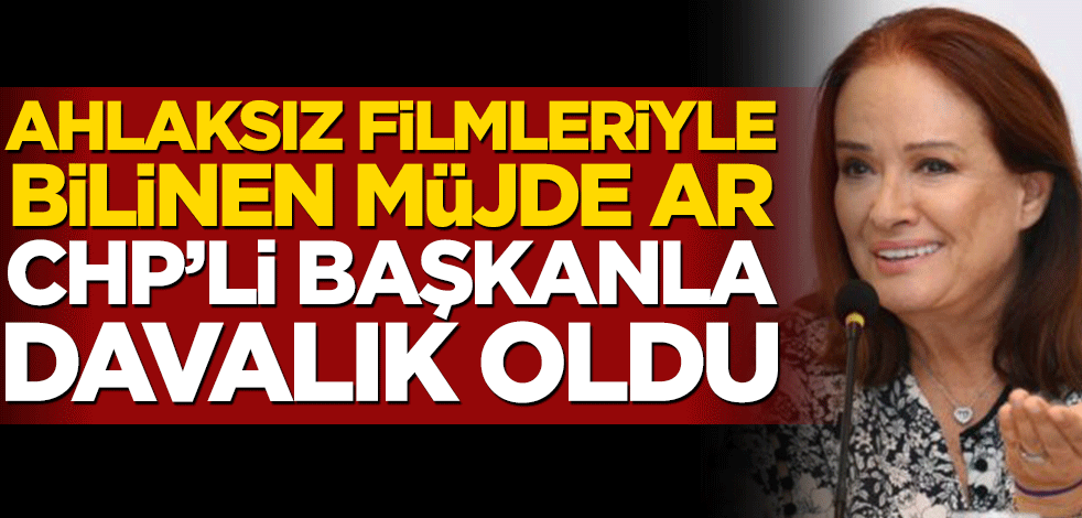 Müjde Ar Bodrum Belediye Başkanı Ahmet Aras ile davalık oldu