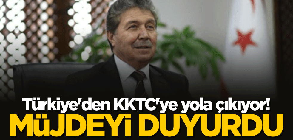 Müjdeyi duyurdu! Türkiye'den KKTC'ye yola çıkıyor