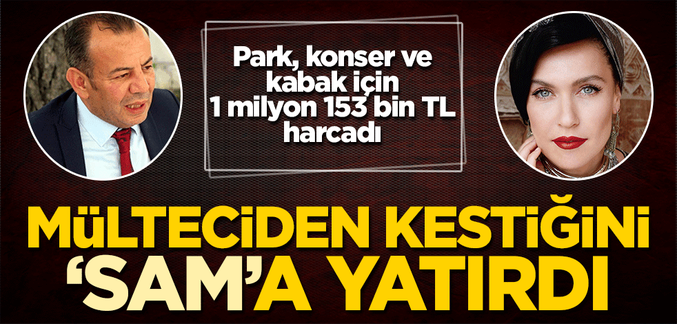 Mülteciden kestiğini ‘Sam’a yatırdı!