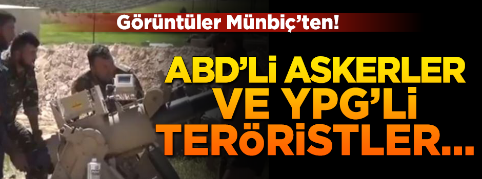 Münbiç'te hareketlilik! ABD'li askerler teröristleri eğitiyor