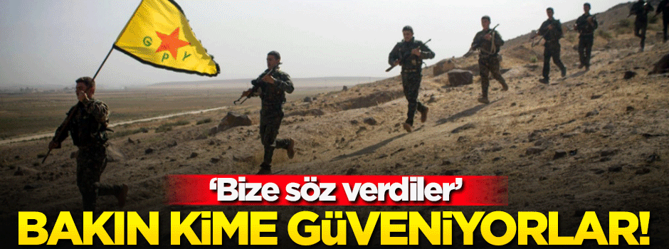 Münbiç'teki teröristler bakın kime güveniyor!