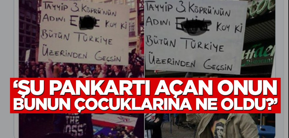 Murat Alan’dan çok sert tepki! ‘Şu pankartı açan onun bunun çocuklarına ne oldu?’