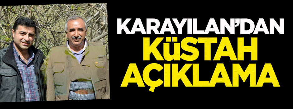 Karayılan'dan itiraf: Her şey Türkiye'yi bölmek için!