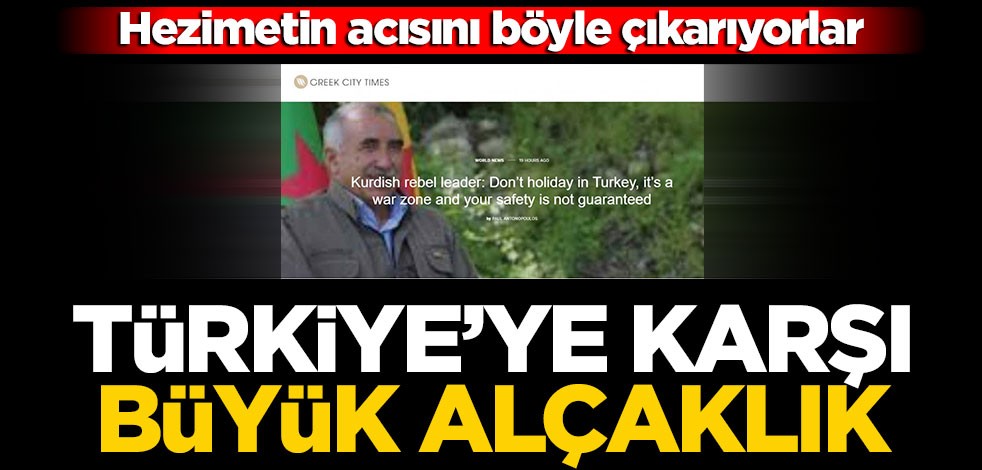 Murat Karayılan'ın tehdidini manşet yaptılar! Türkiye'ye karşı büyük alçaklık