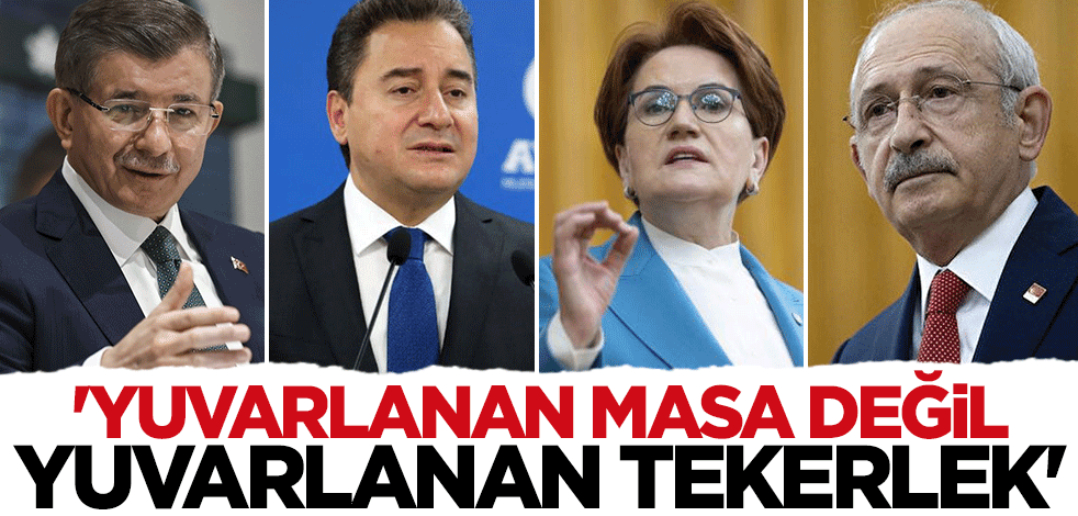 Murat Özer: Yuvarlanan masa değil yuvarlanan tekerlek