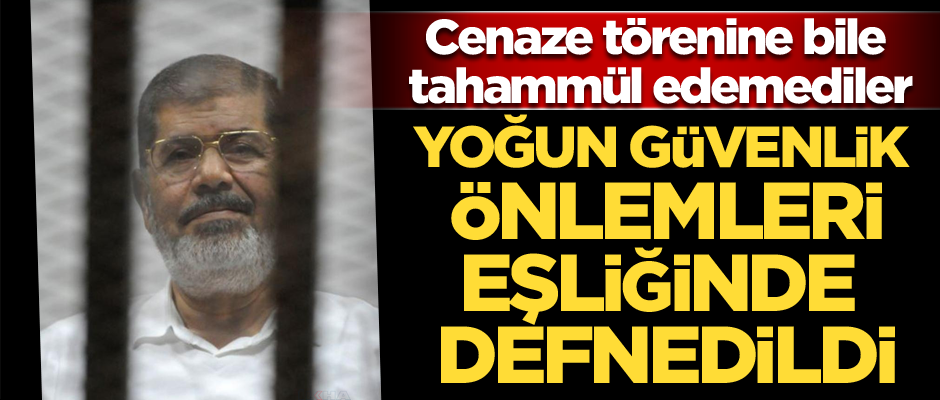 Mursi yoğun güvenlik önlemleri eşliğinde defnedildi