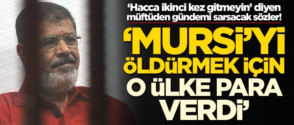 'Mursi'nin katillerine o ülke para verdi'