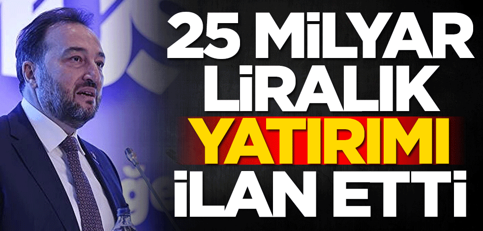 MÜSİAD Başkanı Mahmut Asmalı 25 milyar liralık yatırımı ilan etti