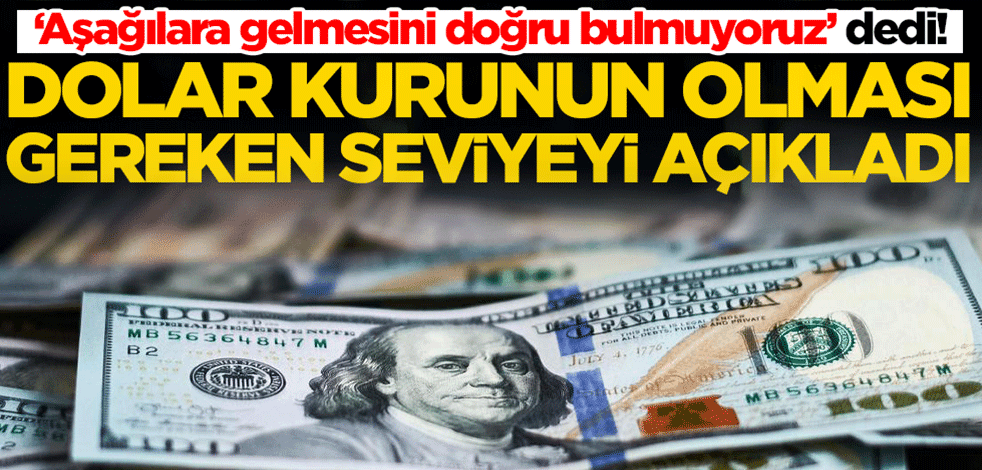 MÜSİAD dolar kurunun olması gereken seviyeyi açıkladı: Aşağılara gelmesini doğru bulmuyoruz...