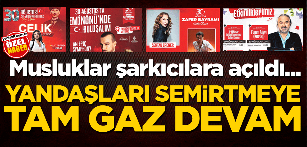 Musluklar şarkıcılara açıldı... Yandaşları semirtmeye tam gaz devam