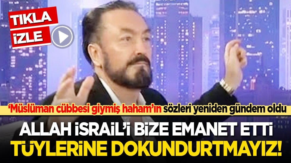 'Müslüman cübbesi giymiş haham'ın sözleri yeniden gündem oldu: Allah İsrail’i bize emanet etti! Tüylerine dokundurtmayız!