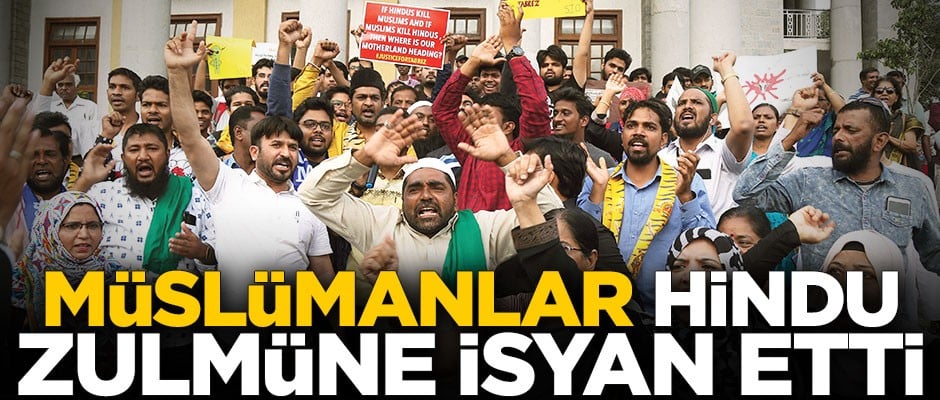 Müslümanlar Hindu zulmüne isyan etti