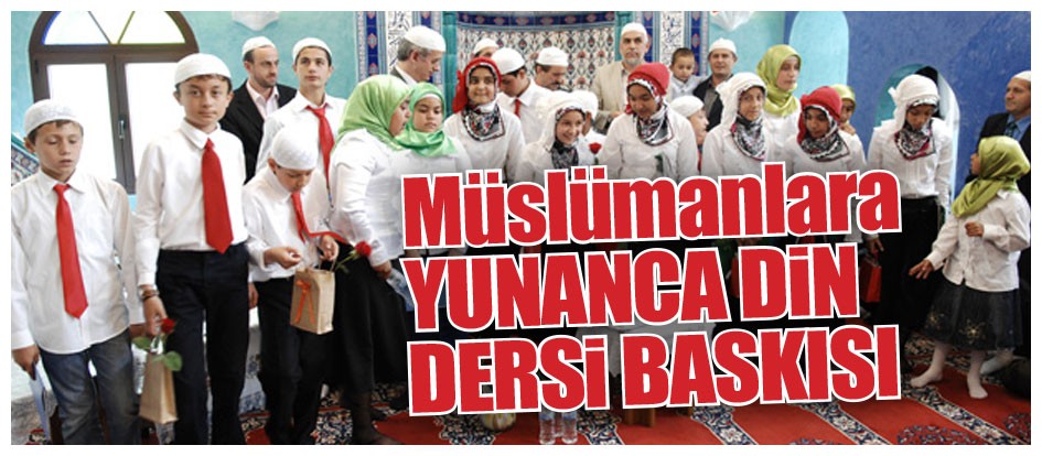 Müslümanlara Yunanca din dersi baskısı