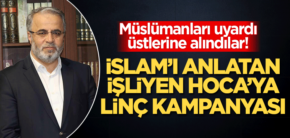 Müslümanları uyardı, üzerine alınanların hedefi oldu! Burhan İşliyen Hoca'ya hadsiz linç kampanyası