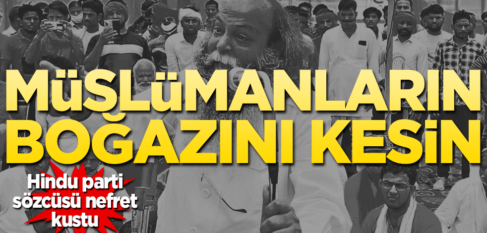 Müslümanların boğazını kesin