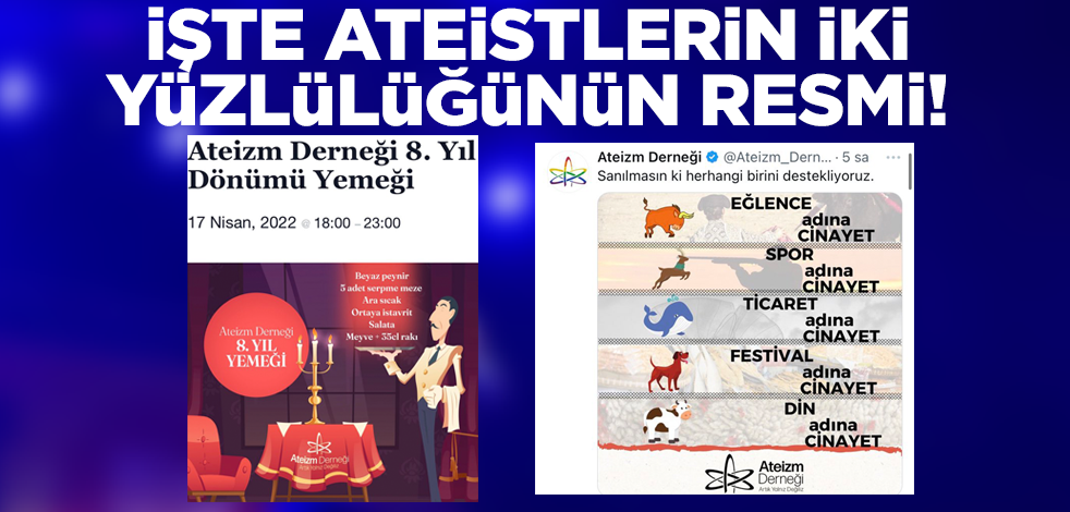 Müslümanların kurban ibadetine 'cinayet' diyen ateistlere bak sen!