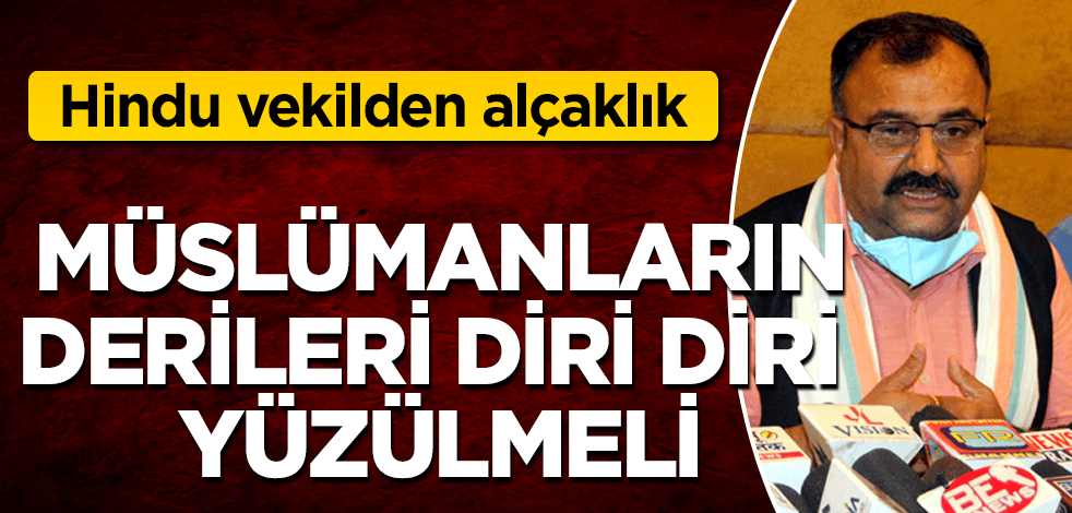 "Müslümanlarının derileri diri diri yüzülmeli"