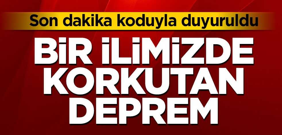 Muş'ta korkutan deprem