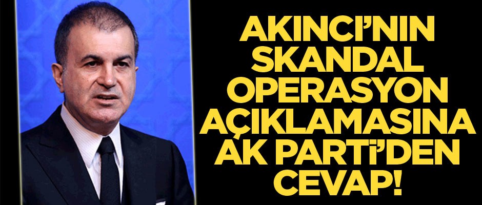 Mustafa Akıncı'nın skandal Barış Pınarı açıklamasına Ömer Çelik'ten yanıt