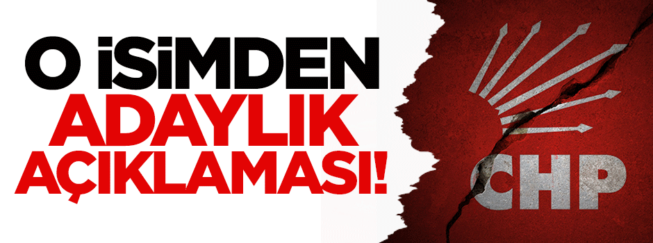 Mustafa Balbay'dan adaylık açıklaması!