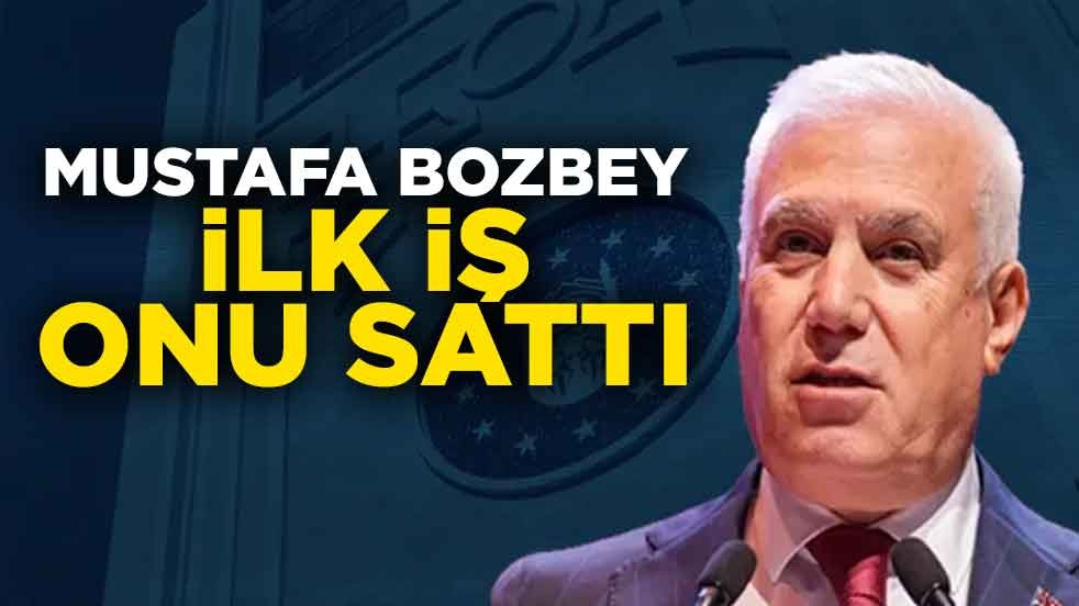 Mustafa Bozbey ilk iş yardımcısını sattı
