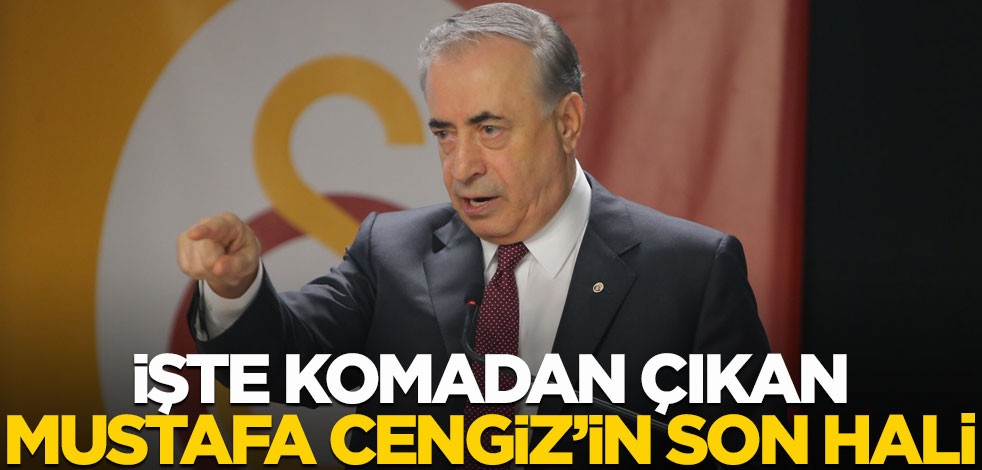 İşte komadan çıkan Mustafa Cengiz'in son hali