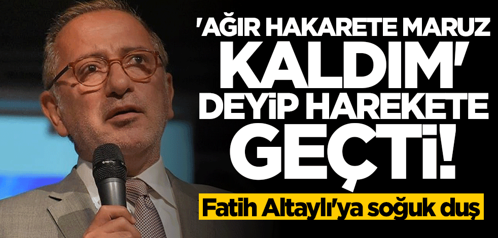 Mustafa Cengiz'den Fatih Altaylı hakkında suç duyurusu