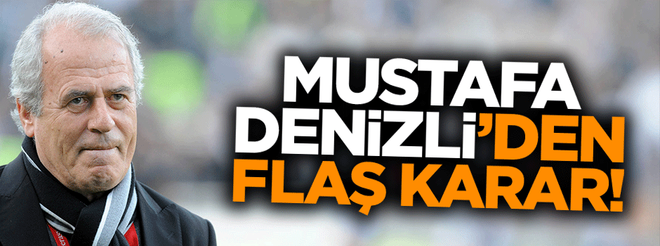 Mustafa Denizli antrenmana çıkmadı