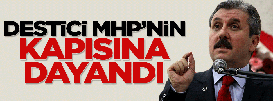 Mustafa Destici, Devlet Bahçeli'den randevu istedi