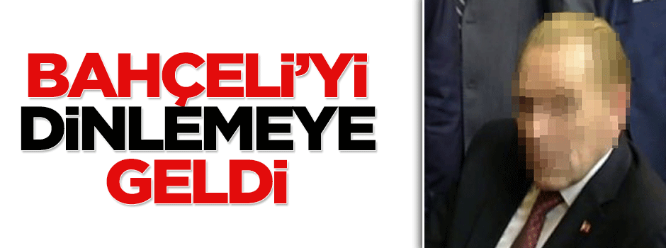 Mustafa Kemal'in benzeri olan Mesut Yontan Bahçeli için geldi