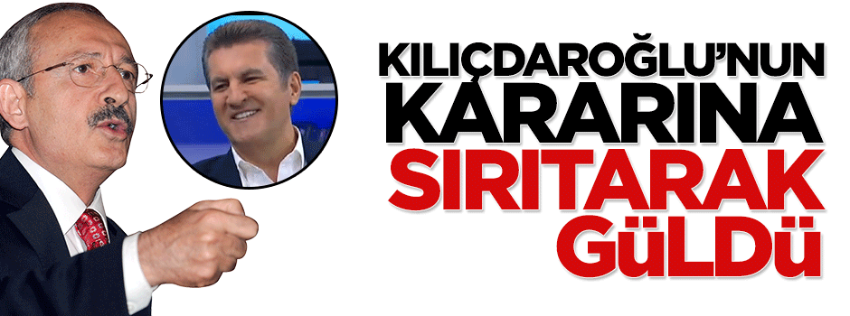 Mustafa Sarıgül Kılıçdaroğlu'nun kararına sırıtarak güldü