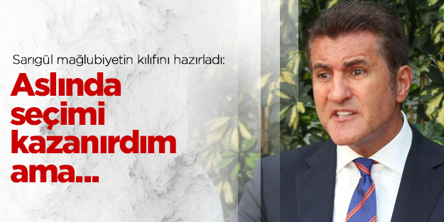 Mustafa Sarıgül mağlubiyetin faturasını seçim sistemine çıkardı